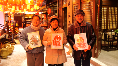 金南漳创意馆开启“非遗过大年”剪纸主题活动  
