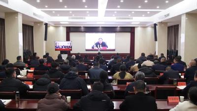 我县组织收听收看市安防减救委2026年度第一次全体会议