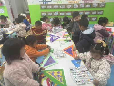 ​长坪镇中心幼儿园：巧手绘纸鸢　春风伴童行