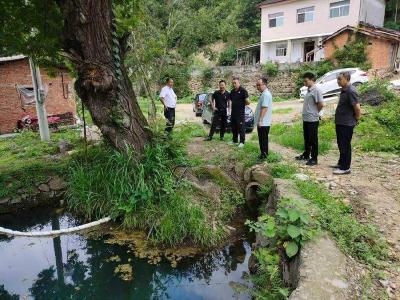 刘坪村泉水堰饮水工程竣工投用