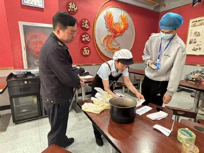 我县开展网络餐饮专项抽检行动