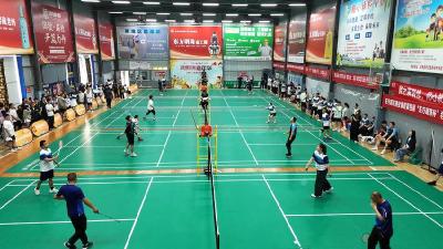 我县第四届“东方明珠杯”职工羽毛球比赛落幕