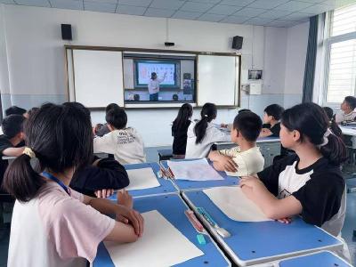 清河管理区颜彦美术工作室开展网络课堂