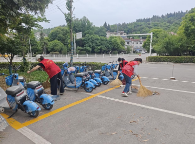​凤凰山社区开展环境卫生专项整治行动