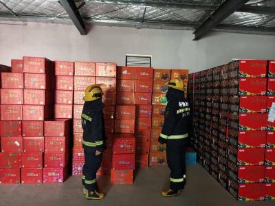南漳消防：开展企业灭火救援实战演练 筑牢商贸仓储安全防线