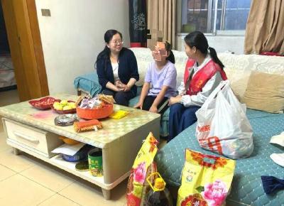 南漳县花石桥社区：六一慰问送关怀 结对帮扶暖童心 