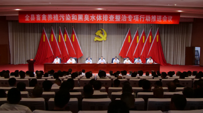 全县畜禽养殖污染及黑臭水体排查整治专项行动推进会议召开 陈栋主持并讲话 李恒作工作安排 