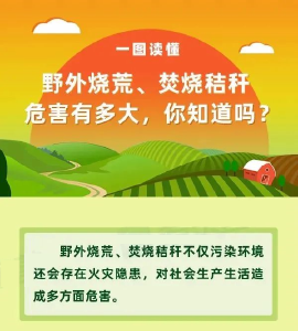 警惕！秸秆焚烧危害大，随意焚烧还违法！ 
