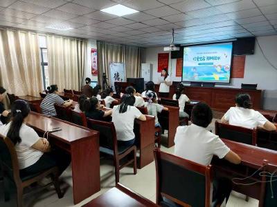 南漳县和平桥社区举办防溺水安全教育活动 