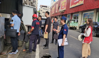 南漳县苗圃社区联动多方开展燃气安全检查 