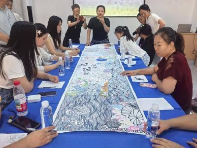 南漳县总工会举办禅绕画艺术培训 