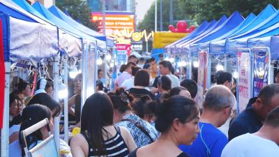 全县夏季夜市专场招聘会正式开幕  