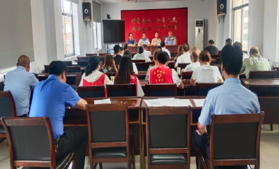 南漳县苗圃社区开展夏季社会治安防控“百日行动” 