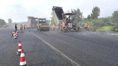 251省道涌泉至关庙集段一级公路改扩建工程全线贯通  