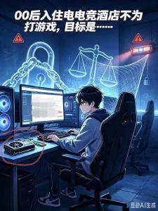00后入住电竞酒店不为打游戏，目标是…… 