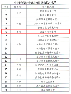襄阳唯一！南漳县邓家集村入选“中国零碳村镇促进项目”全省推广村 