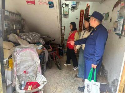南漳消防进小区开展秋季消防安全宣传 