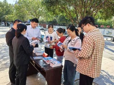 南漳县应急管理局开展第37个国际减灾日宣传教育活动 