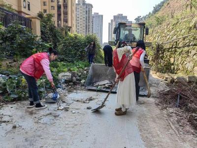 南漳县丹阳社区：整治小区道路卫生 共建洁净美丽家园 