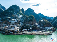谷城：银装素裹入画来