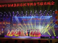 2025年谷城县新春团拜暨春节联欢晚会浓情上演