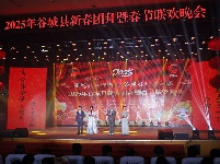 2025年谷城县新春团拜暨春节联欢晚会浓情上演