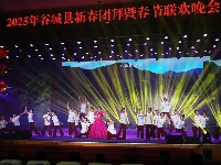 2025年谷城县新春团拜暨春节联欢晚会浓情上演