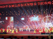 2025年谷城县新春团拜暨春节联欢晚会浓情上演