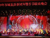 2025年谷城县新春团拜暨春节联欢晚会浓情上演