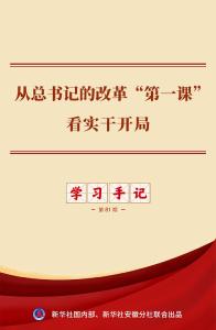 学习手记丨从总书记的改革“第一课”看实干开局