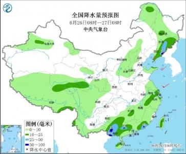 华北黄淮等地高温天气有所减弱 西北地区东南部有强降水