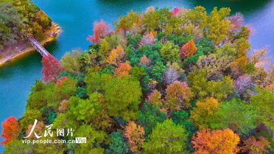 浙江淳安：千岛湖岛屿斑斓多姿