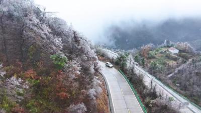 保康迎来今冬首场降雪！