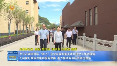 李云调研督导“四上”企业发展和重点项目建设工作
