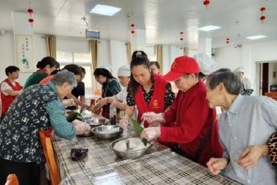 当阳市社会福利院开展浓情端午暨集体生日会活动