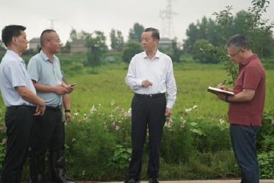 李兴兵调研指导防汛抗旱工作