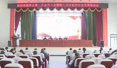 杨柳湾镇商会第二次会员大会暨能人回乡经济社会发展恳谈会召开