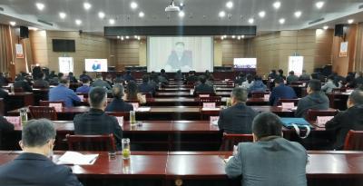 【快讯】我县组织收听收看省委农村工作电视电话会议