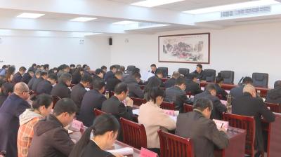 全县防范化解金融风险暨打击和处置非法集资工作会议召开