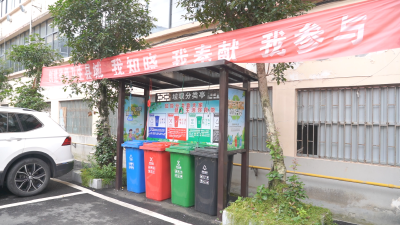 【视频】撤桶定收还净于民 垃圾分类进院成为新时尚