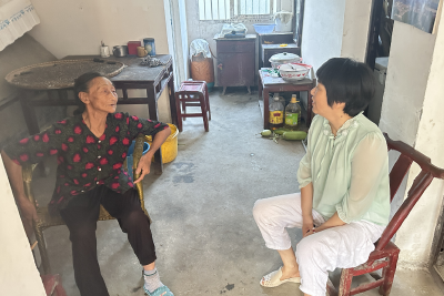 孔家坊乡组织开展社会救助入户调查