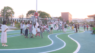 【视频】公园建在家门口 市民乐在心里头