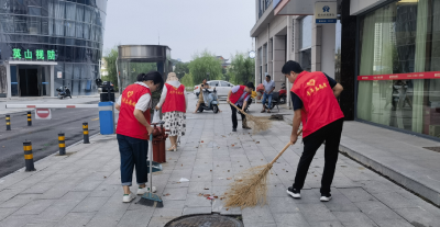 县九昇城发集团：凝心聚力齐动手  志愿服务在行动