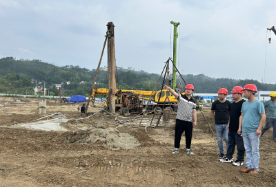 县九昇城发集团全力推进大别山智慧物流园项目建设