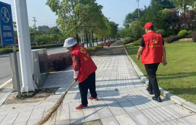 【城镇管理百日攻坚·共建共享】县九昇城发集团开展志愿服务活动