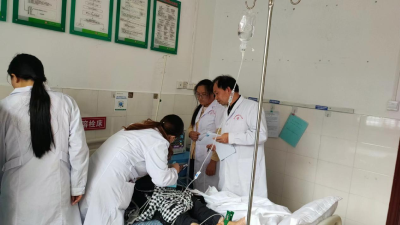 杨柳湾中心卫生院首例心肌梗死患者溶栓成功