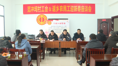 杨柳湾镇开展农民工集体加入工会活动  
