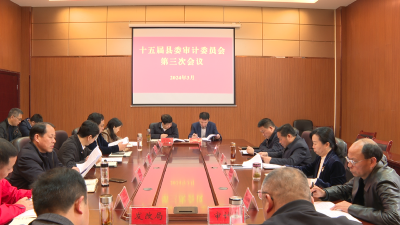 【快讯】十五届县委审计委员会第三次会议召开
