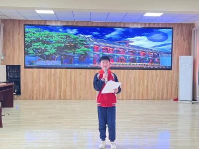 县毕昇小学红山校区举行讲红色故事比赛