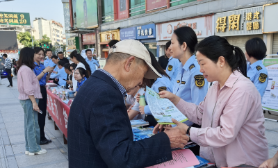 英山县自然资源和规划局开展防灾减灾宣传周主题活动